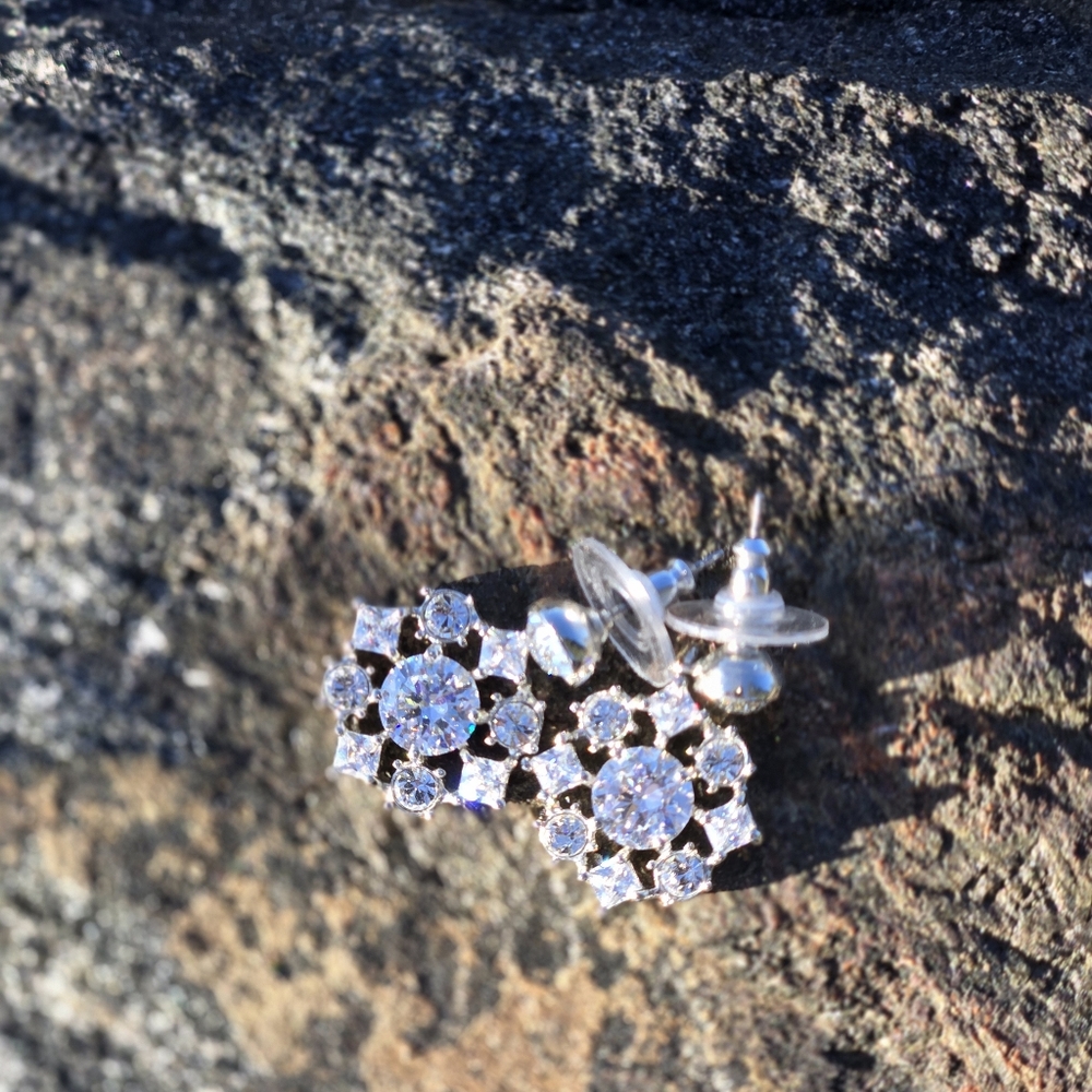 Perfect Swarovski Crystal Earrings for The BRIDE